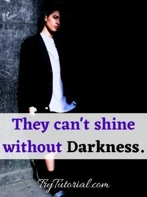 Darkness quote about myself