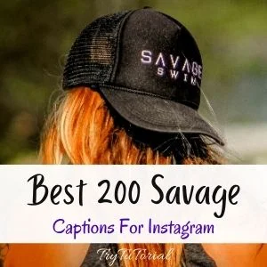 Best 200 Savage Captions For Instagram