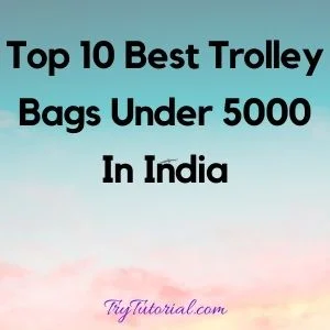 Top 10 Best Trolley Bags Under 5000 In India
