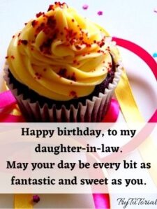 Top 71 Happy Birthday Daughter In Law Quotes, Messages 2024 | TryTutorial