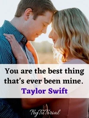 You are the best love quotes