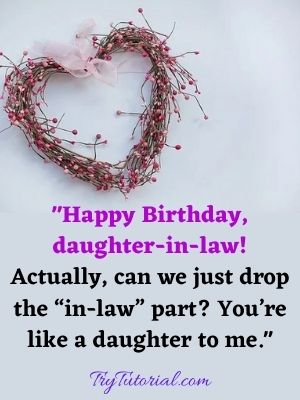 Best Happy Birthday Daughter In Law Quotes