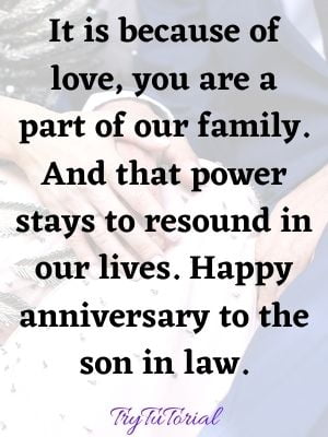 Happy Anniversary Quotes For Daughter And Son In Law