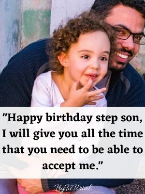 Happy Birthday Step Son Quotes