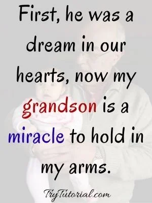 60+ Special Grandson Quotes, Sayings, Wishes | Loving Words | Short ...