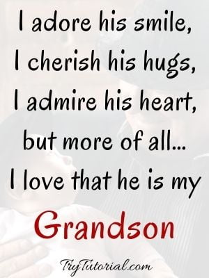 special words for my grandson