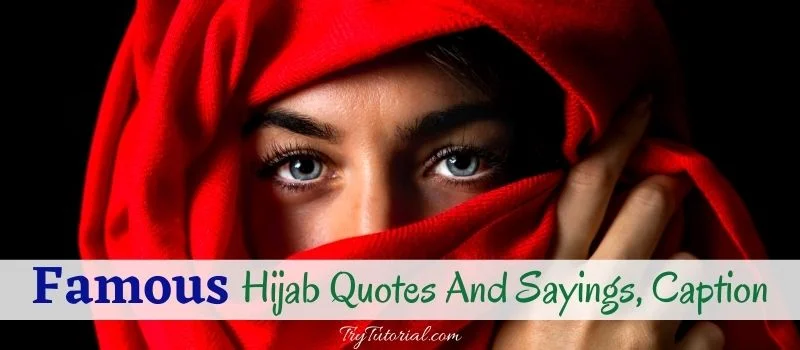 Hijab Quotes, Sayings and caption