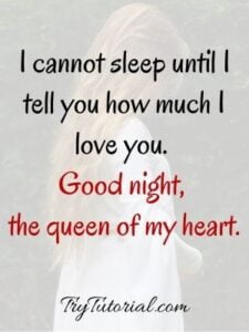 100+ Romantic Good Night Love Quotes | Wishes, Messages 2024 | TryTutorial