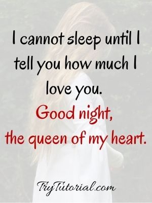 Good Night Love Messages For Her