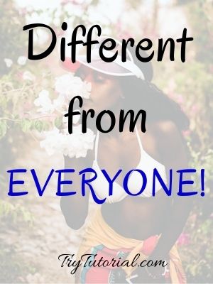 Being different cool quotes for girls