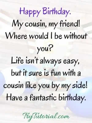 90+ Special Happy Birthday Cousin Images | Wishes | Girl | Boy ...