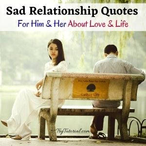 Sad Relationship Quotes
