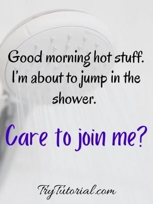 Sexy Shower Quotes