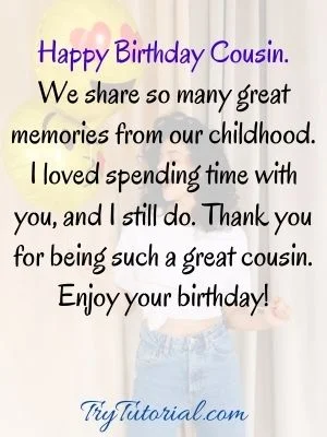 90+ Special Happy Birthday Cousin Images | Wishes | Girl | Boy ...