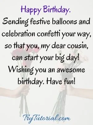 90+ Special Happy Birthday Cousin Images | Wishes | Girl | Boy ...