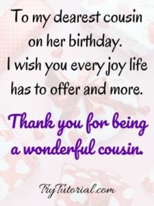 120+ Best Happy Birthday Wishes For Cousin Girl | Boy | Quotes | Texts ...