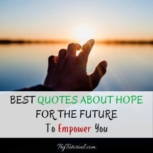 Best Quotes About Hope For The Future