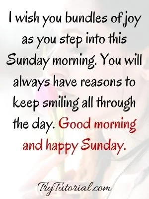Good Morning Sunday Quotes For Her