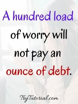 Quotes About Worry And God