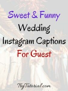 140+ Best Wedding Instagram Captions | Guest | Friends | Family | Funny