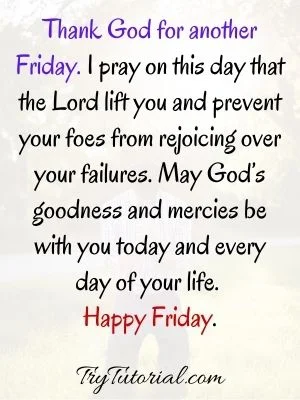 Thank God Its Friday Blessings