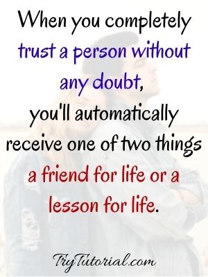 Trust Quotes For Friends