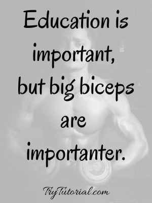Funny Biceps Workout Quotes