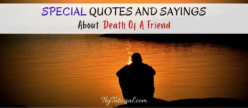 Quotes About Death Of A Friend