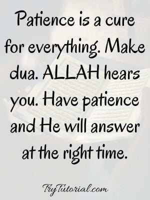 Quotes About Patience In Islam