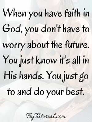 Faith In God Quotes Images
