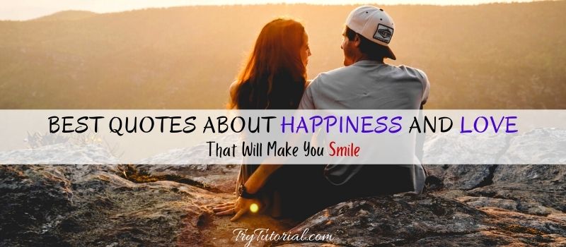 Quotes About Happiness And Love