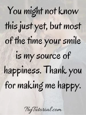 50+ You Make Me Happy Quotes | Her & Him | BF, GF | Crush 2023 ...