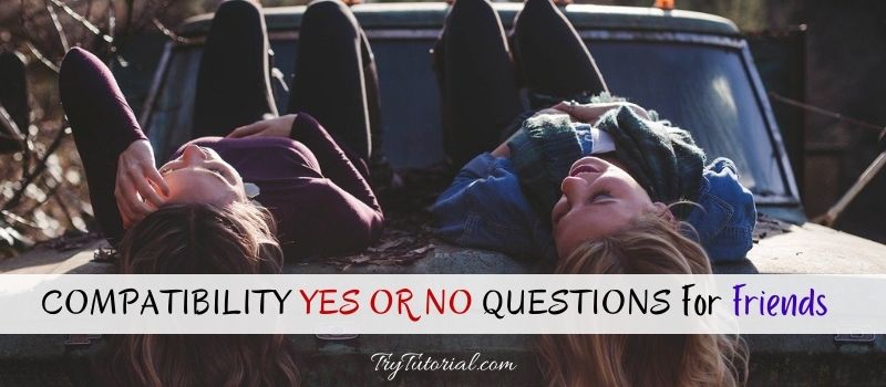 Compatibility Yes Or No Questions For Friends