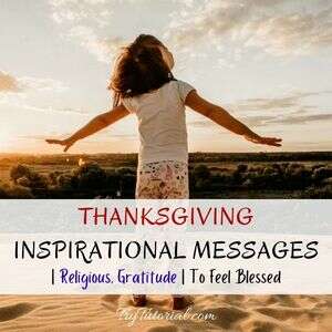 Best Thanksgiving Inspirational Messages