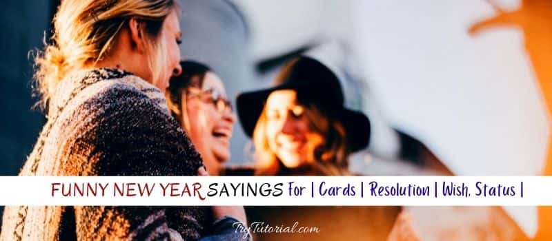 Funny New Year Sayings