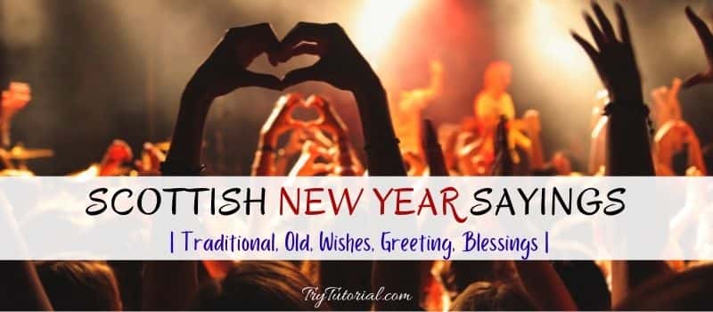 Scottish New Year Sayings