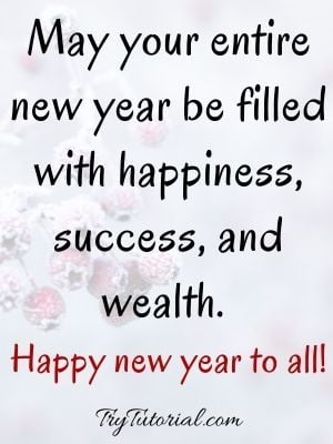 Short New Year Wishes For Clients
