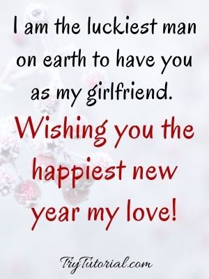 Short New Year Wishes For Girlfriend