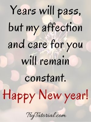 Short New Year Wishes For Love