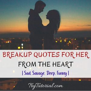 Breakup Quotes For Her