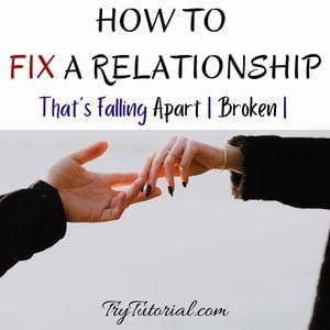 How To Fix A Relationship
