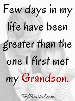 1st first grandchild quotes