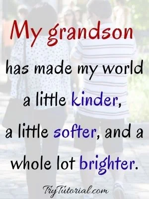 60+ Special Grandson Quotes, Sayings, Wishes | Loving Words | Short ...