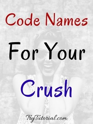 Code Names For Your Crush
