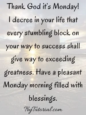 monday blessings images