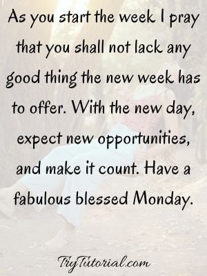 monday blessings messages