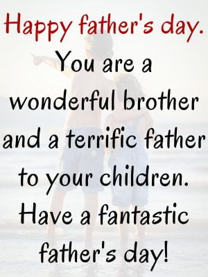 Brother As Father Quotes