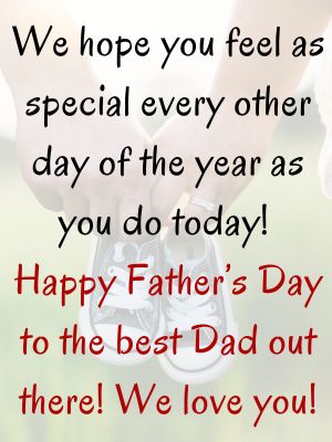 fathers day messages from wife to husband