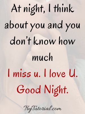 goodnight message for him