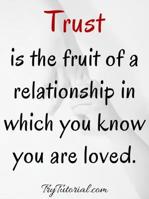 trust quotes for love